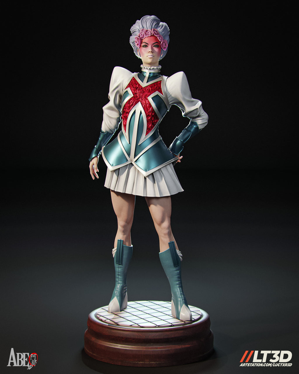 Captain Britain Figur !!!BEMALT!!! -Fan Art-3D Druck- Maßstab 1:6