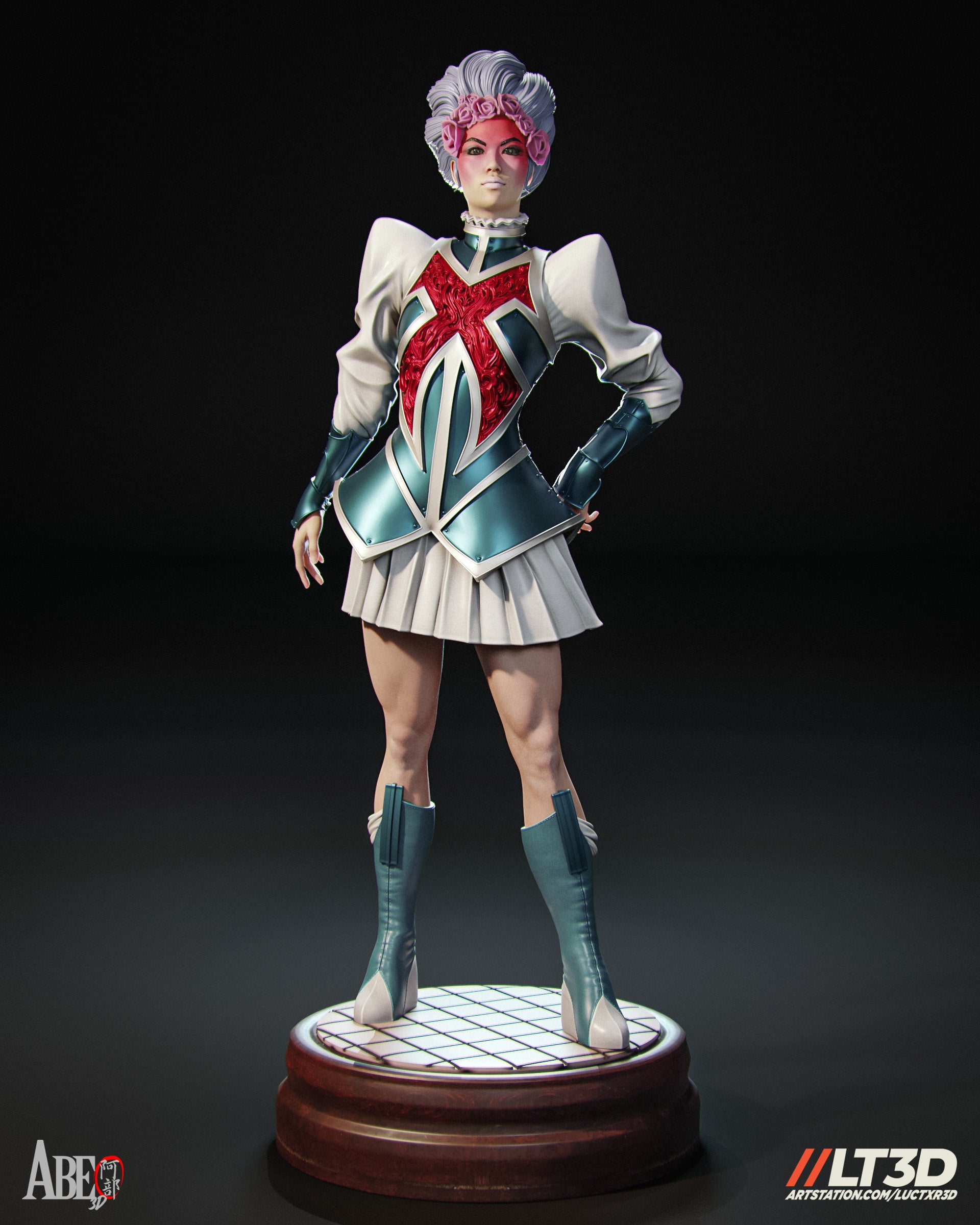 Captain Britain Figur !!!BEMALT!!! -Fan Art-3D Druck- Maßstab 1:6