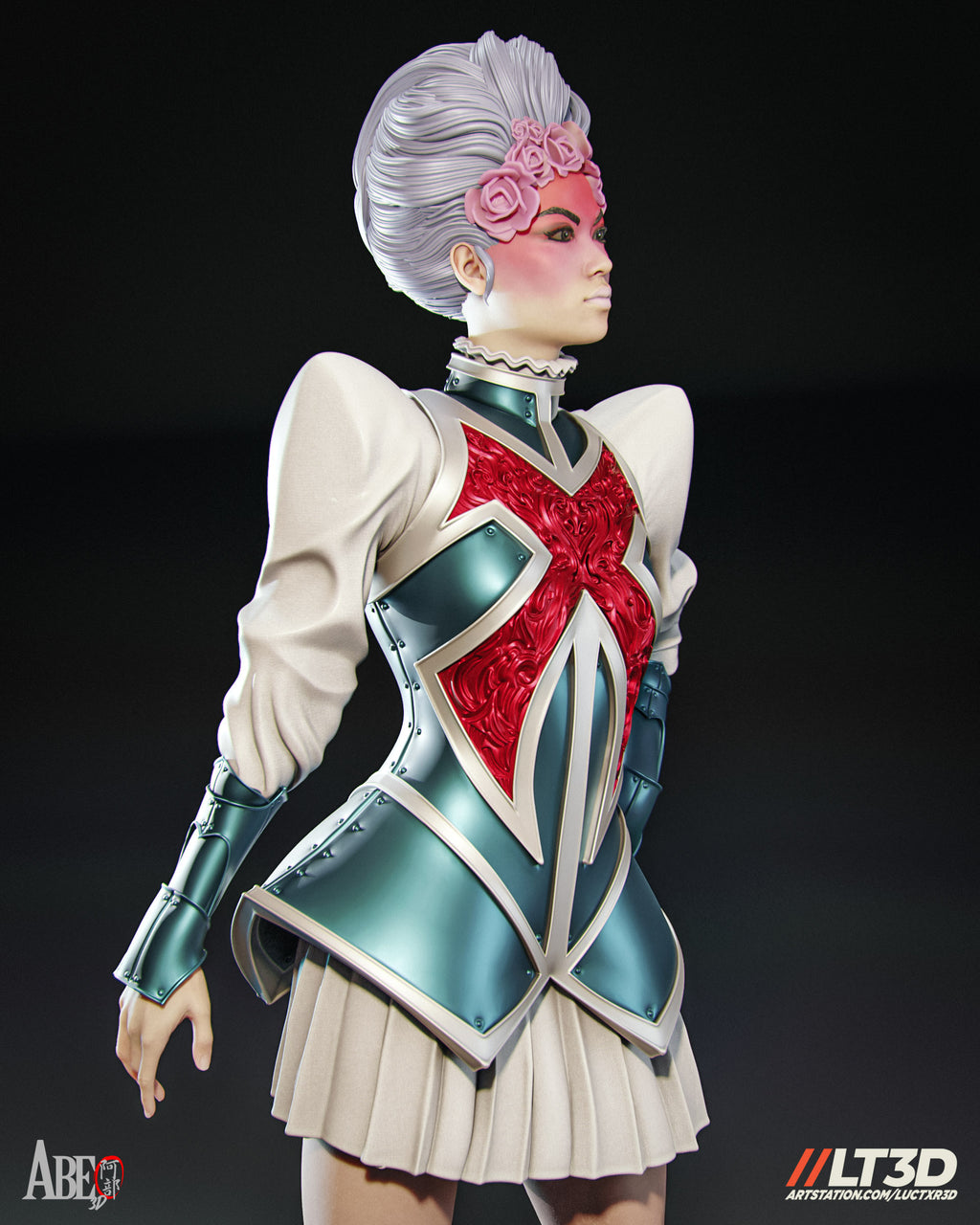 Captain Britain Figur !!!BEMALT!!! -Fan Art-3D Druck- Maßstab 1:6