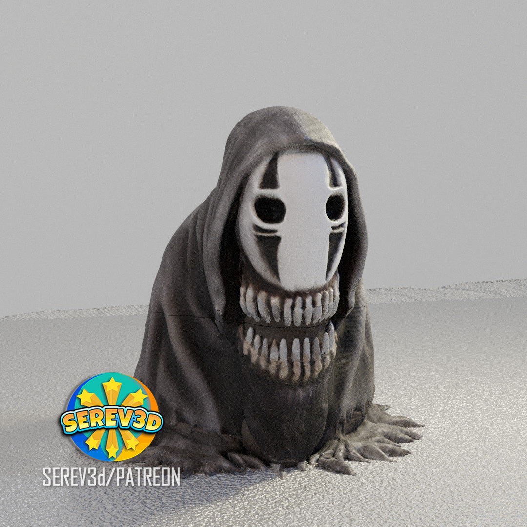 Creepy No-Face – Aufbewahrungsbox/Trinket Box (3D-Druck, Horror Deko)
