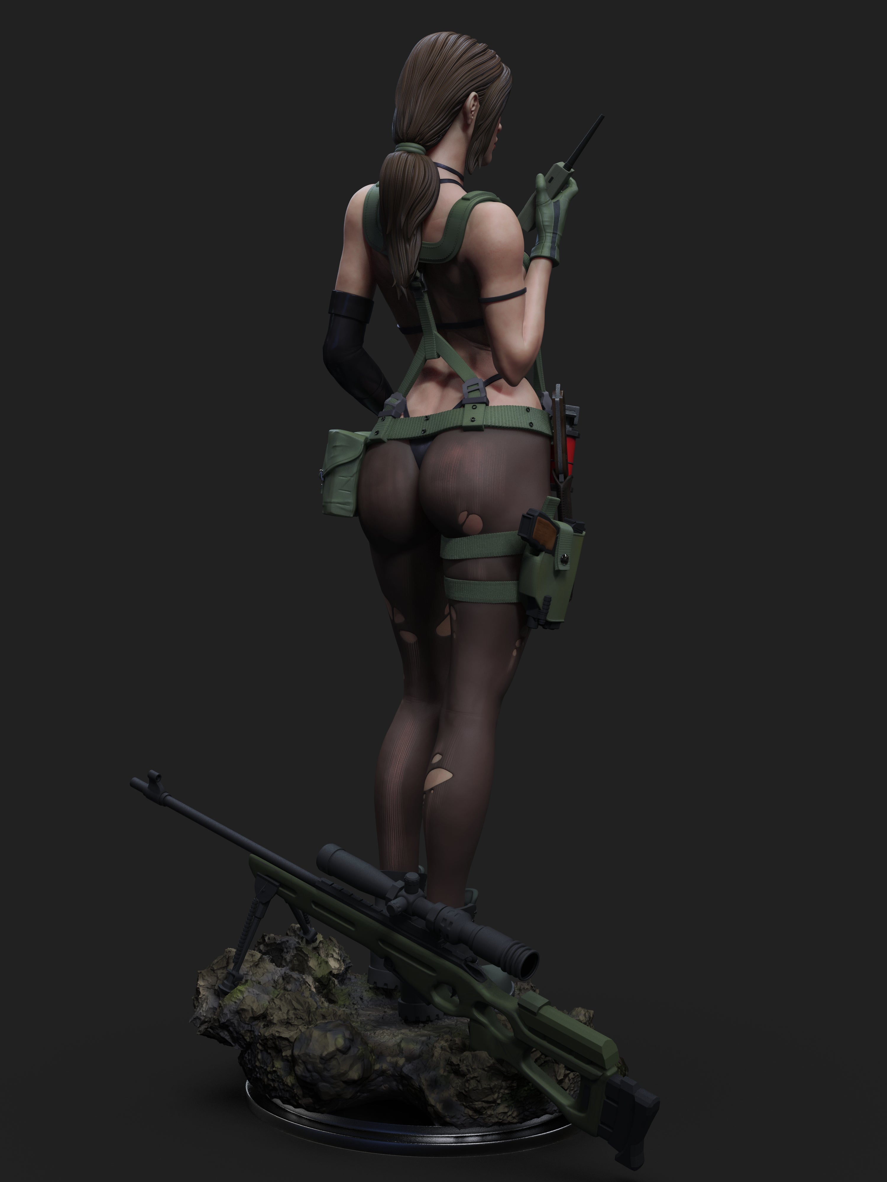Quiet Figur BEMALT -Fan Art-3D Druck- Maßstab 1:6