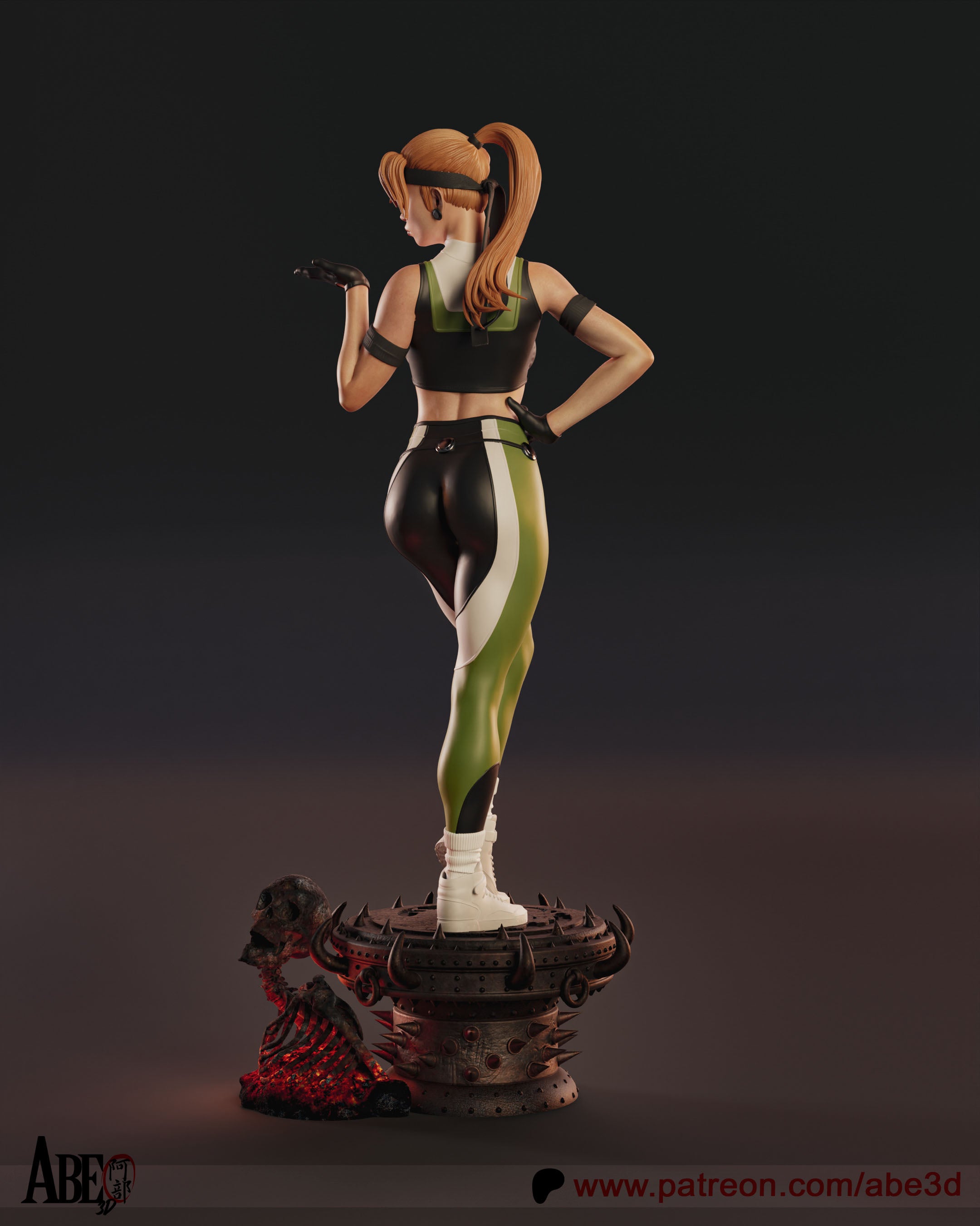 Sonya Blade Figur !!!BEMALT!!! -Fan Art-3D Druck- Maßstab 1:6