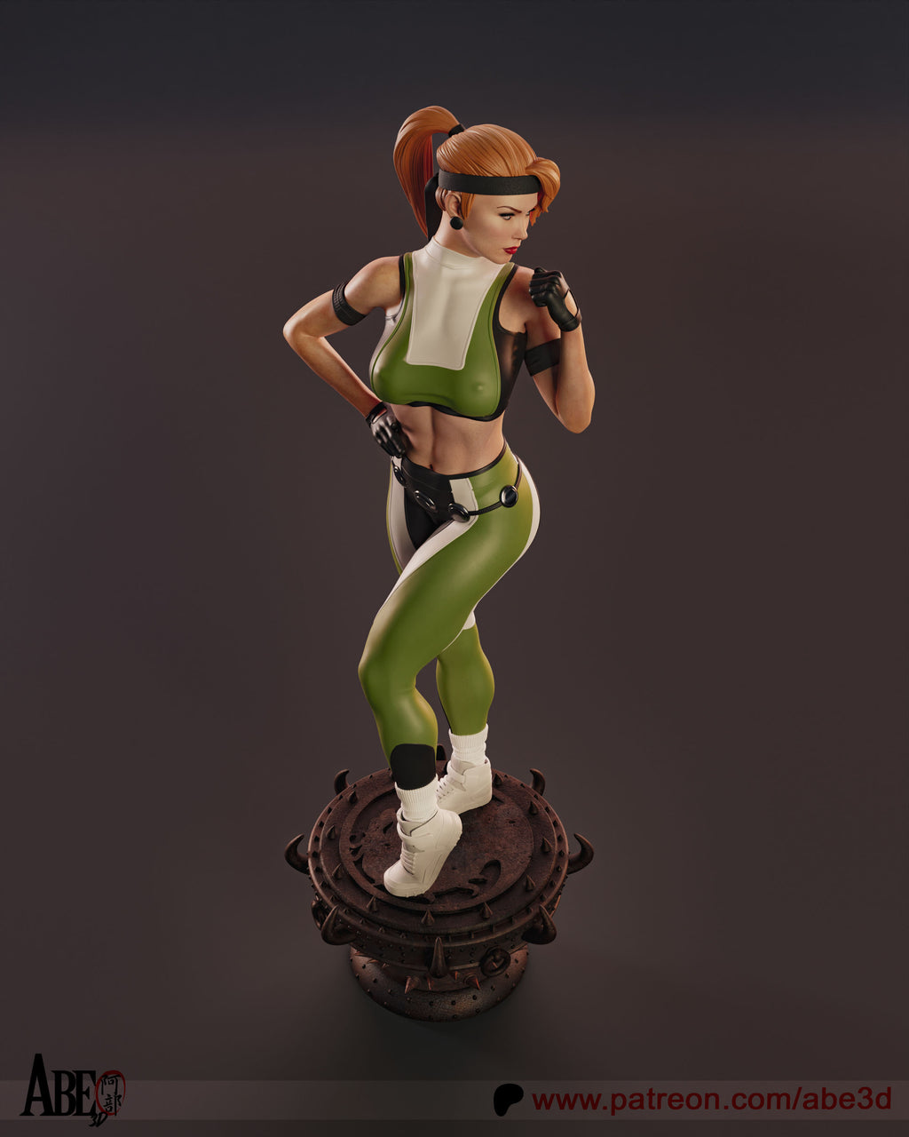 Sonya Blade Figur !!!BEMALT!!! -Fan Art-3D Druck- Maßstab 1:6