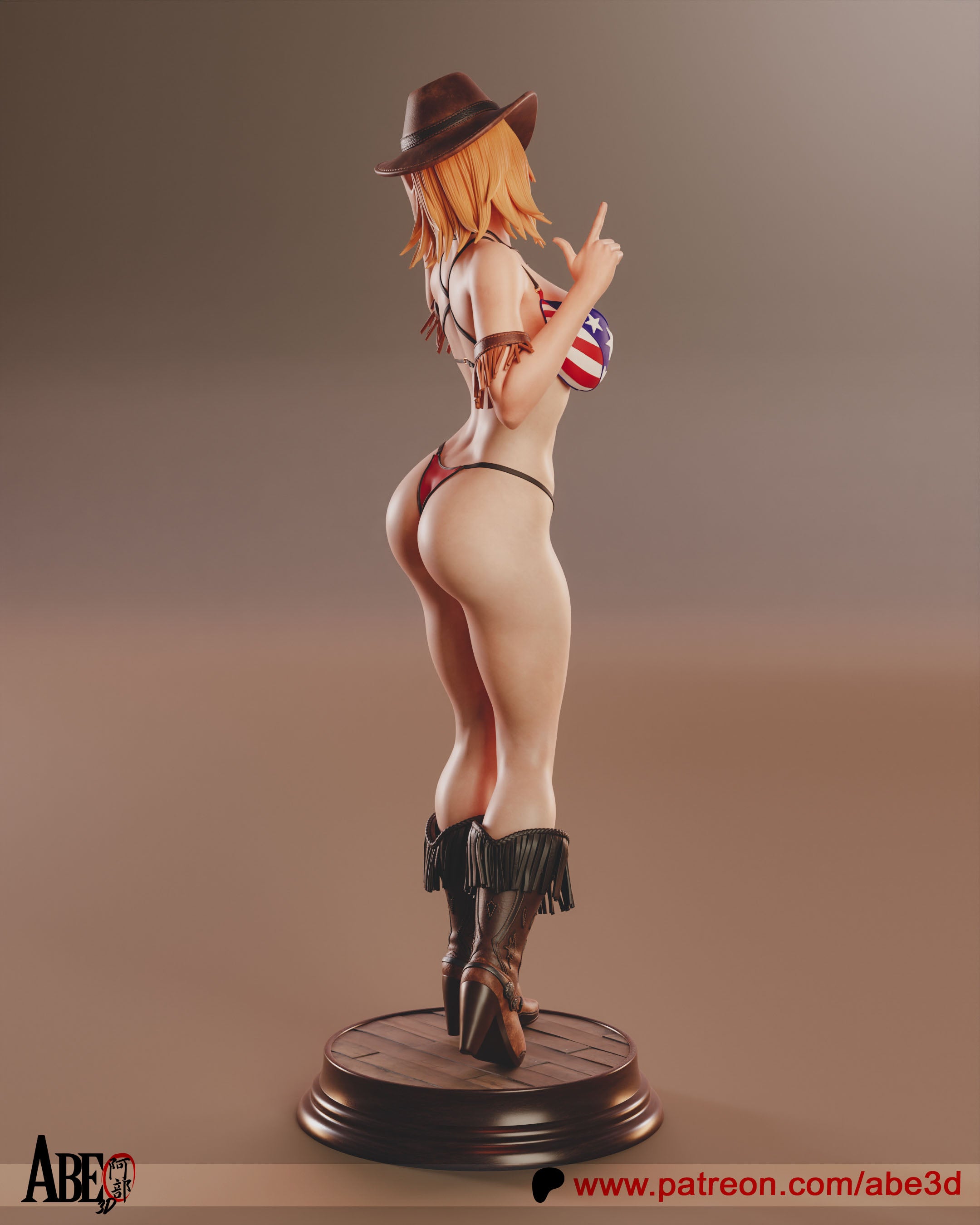 Tina Armstrong Figur !!!BEMALT!!! -Fan Art-3D Druck- Maßstab 1:6